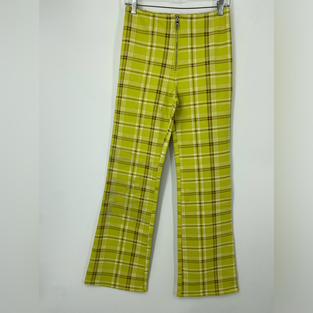 I.Am.Gia pants Polaris High Rise Plaid Pant‎ Zip Front Size Medium - Picture 15 of 16